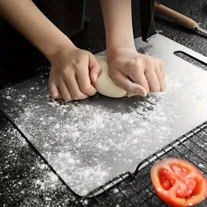 Cutting Boards for Kitchen Stainless Board 304 Steel Thickened Double Sided Food Grade Portable Fruit Meat Chopping