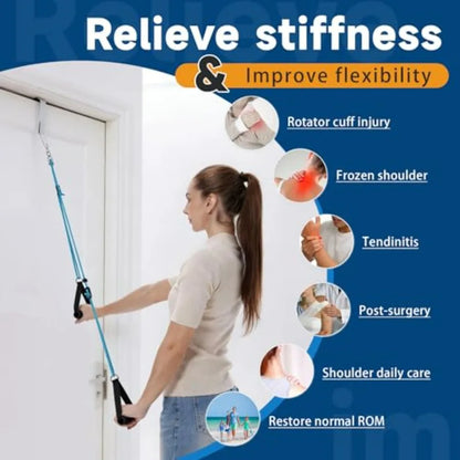 Shoulder Pulley for Physical Therapy, Pulleys for Shoulder Rehab, Over the Door Physical Therapy System, Arm Exercise Pulley Eq