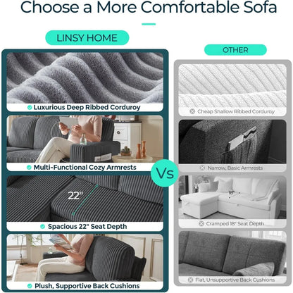 Guangbai Sectional Sleeper Sofa With USB Charging Storage