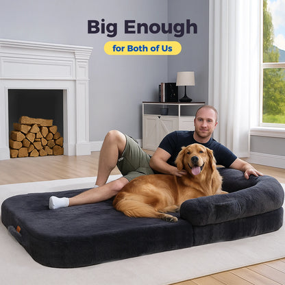 PAWZ Road Foldable Dog Bed Plush Sofa Washable Non-Slip