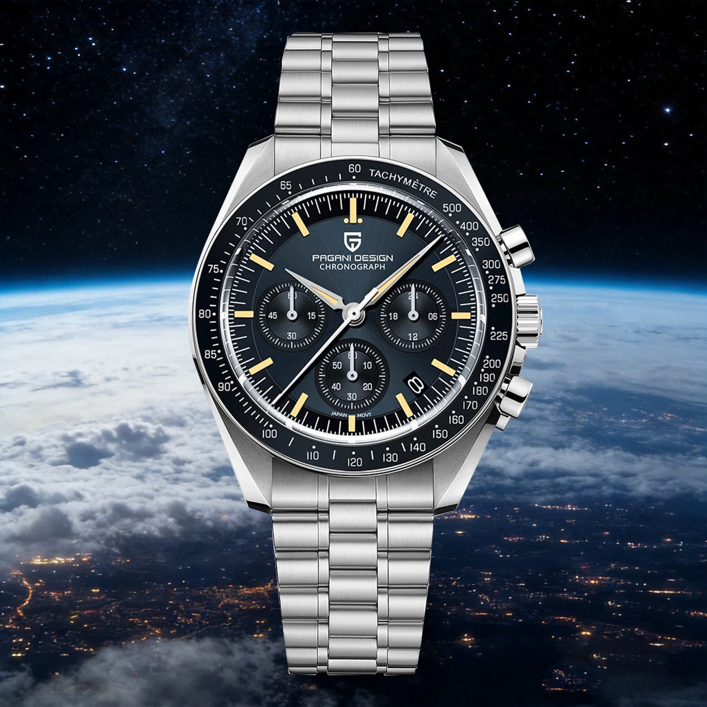 2026 New PAGANI DESIGN Tribute to CK2998 Moon Watch Retro Luxury Quartz Watches For Men Stainless Steel Sport Chronograph Man