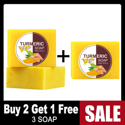 AILKE Natural Turmeric Skin Care Range for Women, Lightening, Cleaning Skin, Moisturizes, Remove Acne Dark Spots, Refining Pores