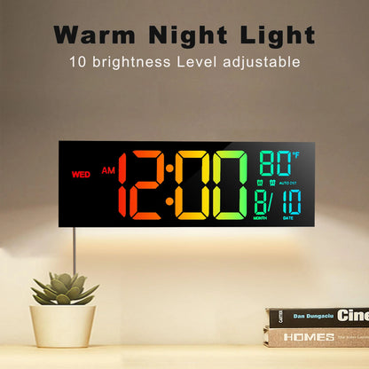 Hign-concerned Digital Wall Clock With LED Display