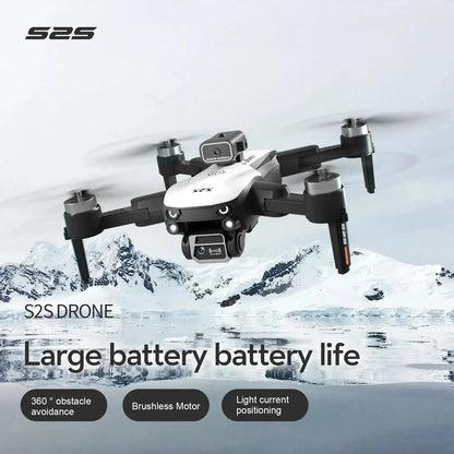 Vesmatity Mini Drone With 4K Camera Obstacle Avoidance Foldable Quadcopter