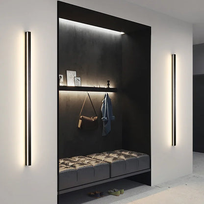 Superlong Minimalist LED Wall Light AC85~265V 200CM Line Sconce Lamp For Indoor TV Background Aisle Living Room Villa Decoration