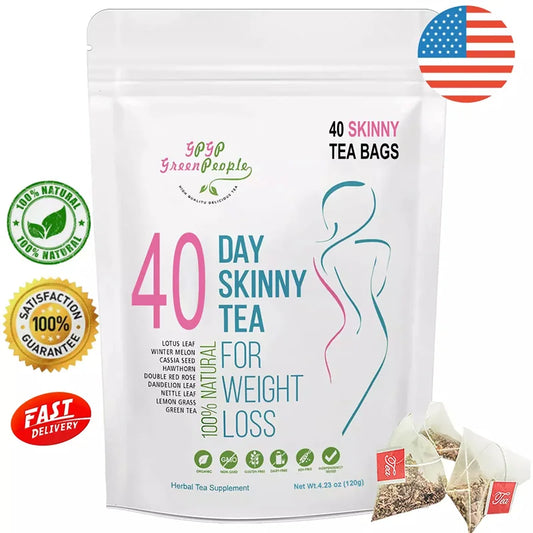 IMATCHME Natural 40 Days Herbal Skinny Detox Weight Loss Supplement No Caffeine