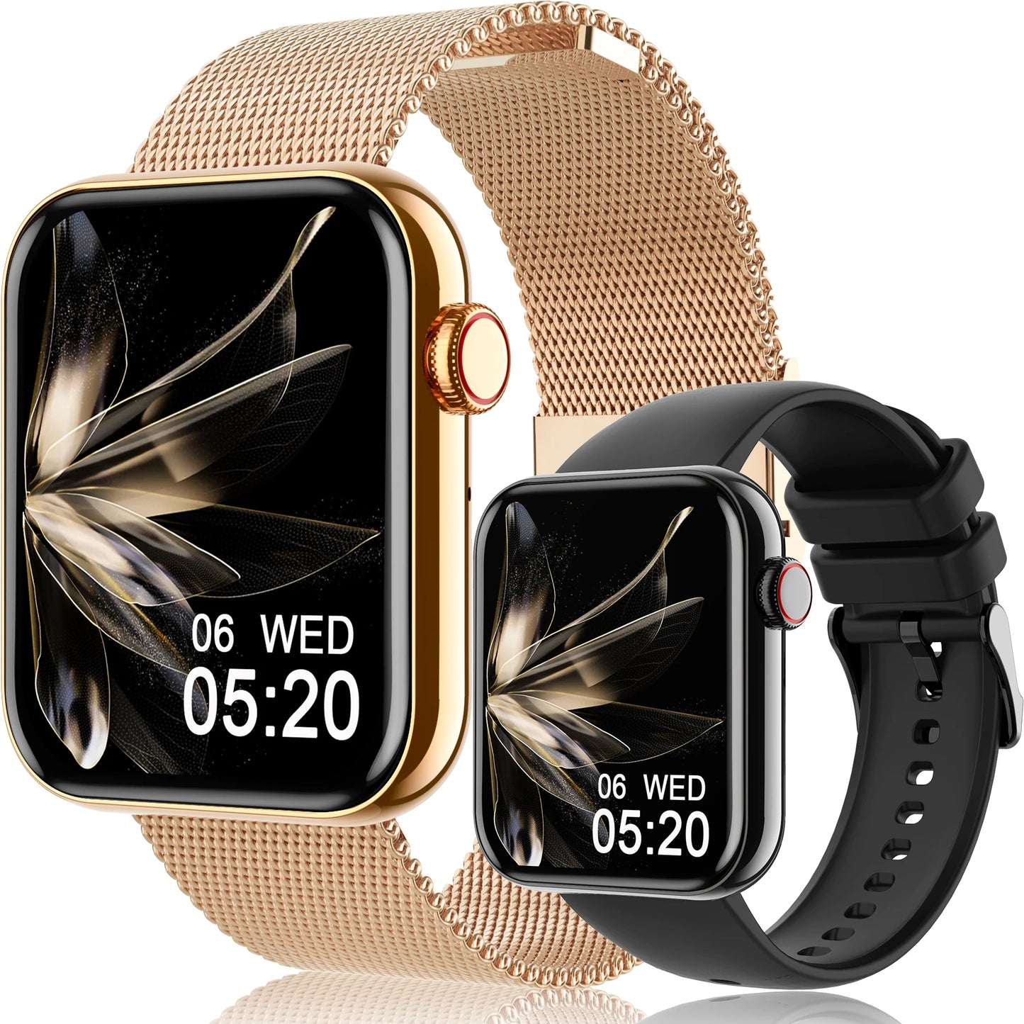 Smart Fitness Watch for Men Women Calls Android iPhone