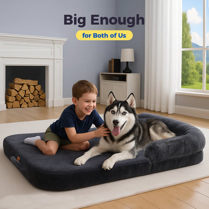 PAWZ Road Foldable Dog Bed Plush Sofa Washable Non-Slip