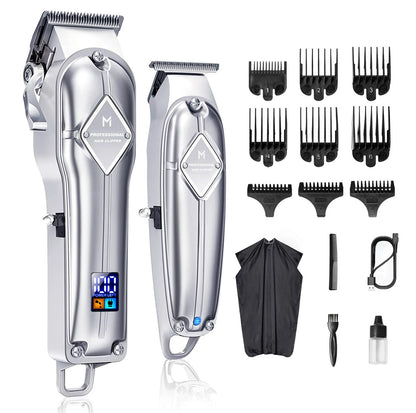 N Top Limural Hair Clippers Professional Cordless Clippers Hair Cutting Beard Trimmer Barbers Grooming Kit Rechargeable for Men