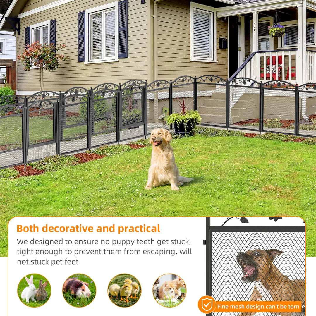 BINGOPAW 8 Panel Heavy Duty Dog Playpen Outdoor Indoor Waterproof Pad Training