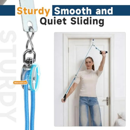 Shoulder Pulley for Physical Therapy, Pulleys for Shoulder Rehab, Over the Door Physical Therapy System, Arm Exercise Pulley Eq