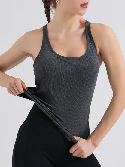 Women Yoga Tank Top Quick Dry Fitness Shirt For Running
