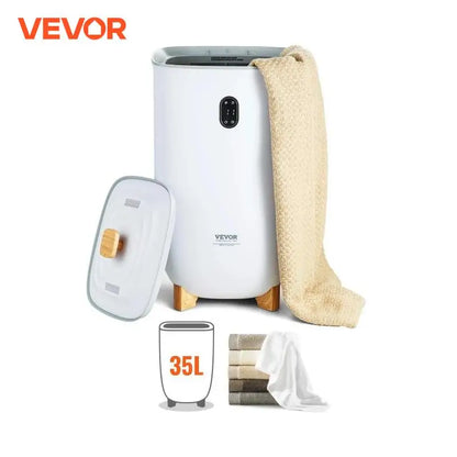 SucceBuy 35L Towel Warmer Luxury Large Towel Warmer Bucket with Drying Modes and LED Screen for Bathroom Spa Bathrobe Blanket