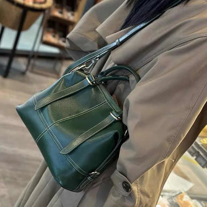 Luxury Designer Women's Bag High Quality Genuine Leather Shoulder Bag Woman Handbag Vintage Cow Leather Female Crossbody Bags