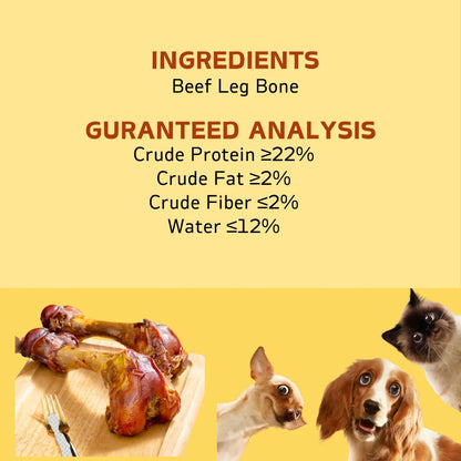 Cow Bone Dog Treats All Natural Digestible Chews For Dogs