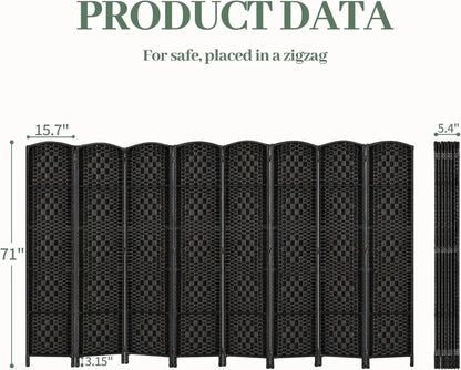 Hallybee Room Divider Folding Screen for Privacy at Home