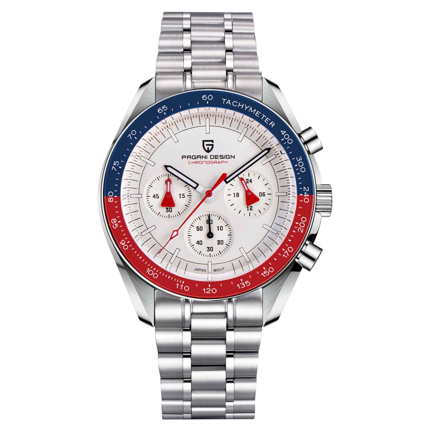 2026 New PAGANI DESIGN V5 Moon Men's Watches Top Luxury Quartz Watch For Men Chronograph Waterproof Sport Stainless Steel Clock