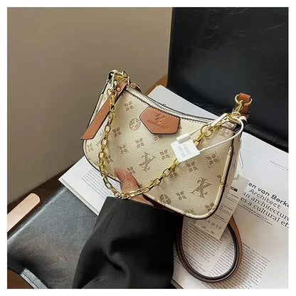 WKwk Luxurious Handbags, High-quality Shoulder Homeless Women's Bag Wallets, Metal Bags, Designer Bags