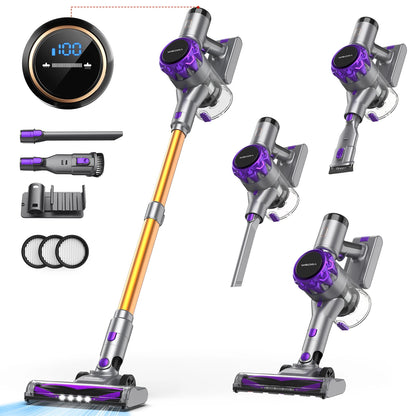Inse YISORA Cordless Vacuum Cleaner 40Kpa Pet Hair Carpet