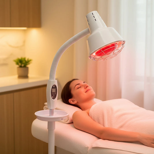 Bymaocar 275W Infrared Heat Lamp With Flexible Arm Remote Control