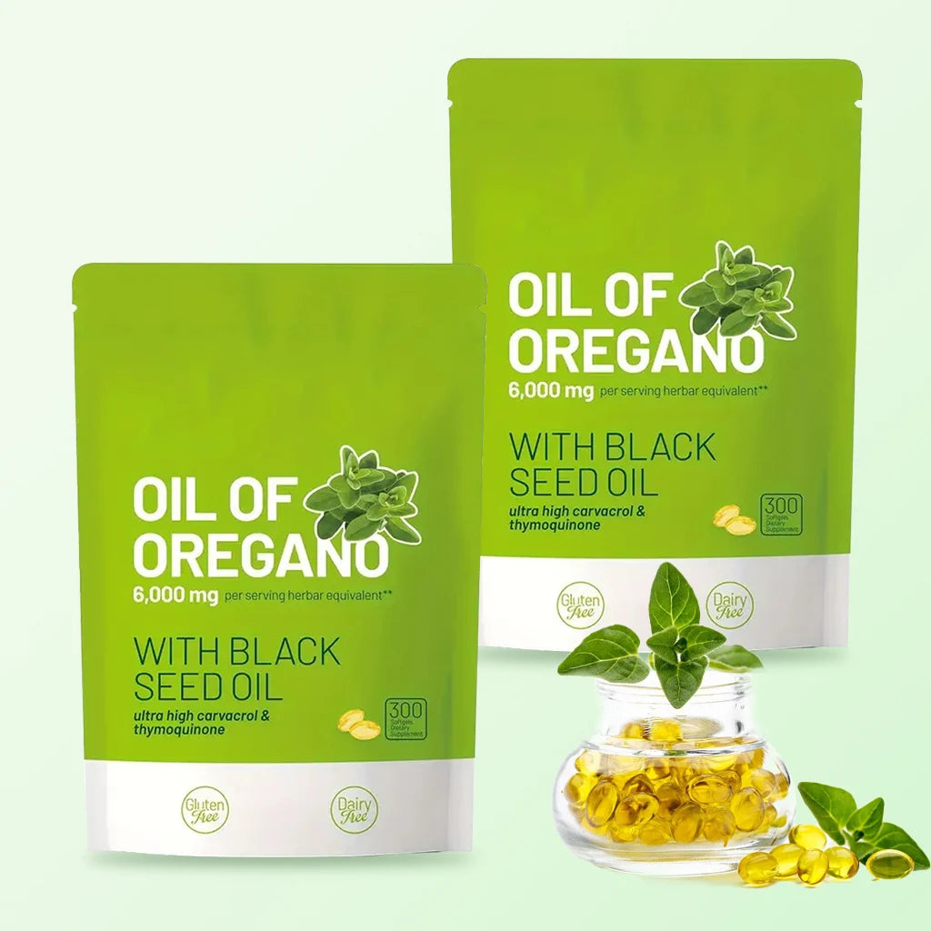 Quit Mood Oil Of Oregano With Black Seed Oil Capsules
