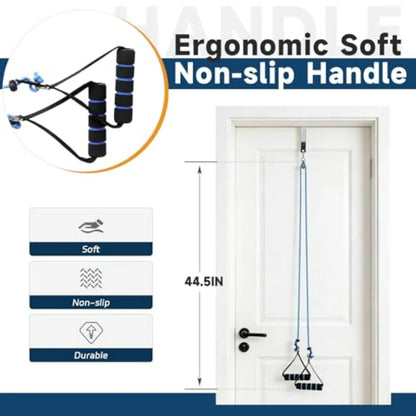 Shoulder Pulley for Physical Therapy, Pulleys for Shoulder Rehab, Over the Door Physical Therapy System, Arm Exercise Pulley Eq