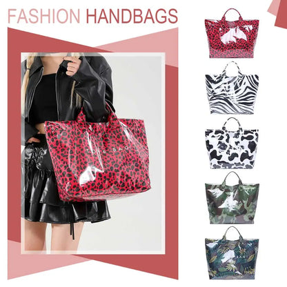 Women Fashion Tote Bag Casual Tote Handbag Large Capacity Daily Commuting Bag Slouchy Carrying Bag Outdoor Travel Bag