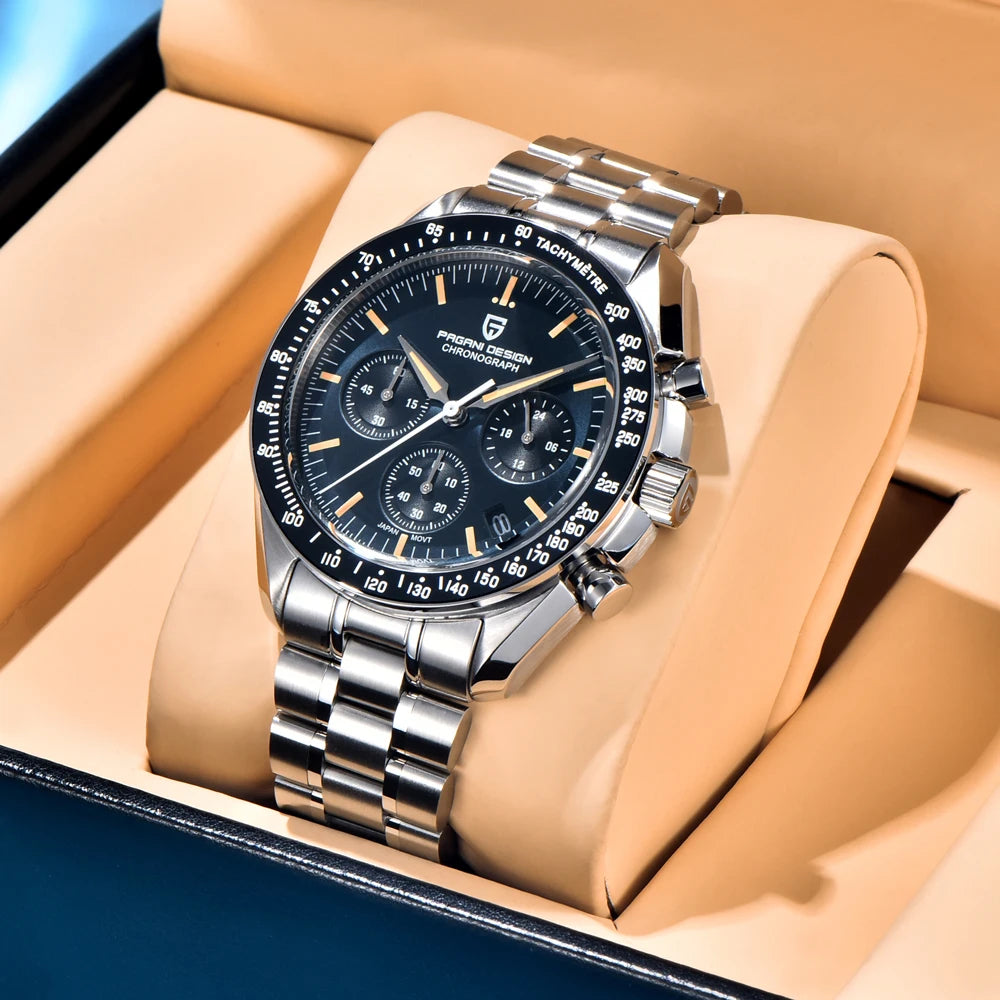 PAGANI DESIGN Moon V6 Men's Luxury Quartz Chronograph Watch