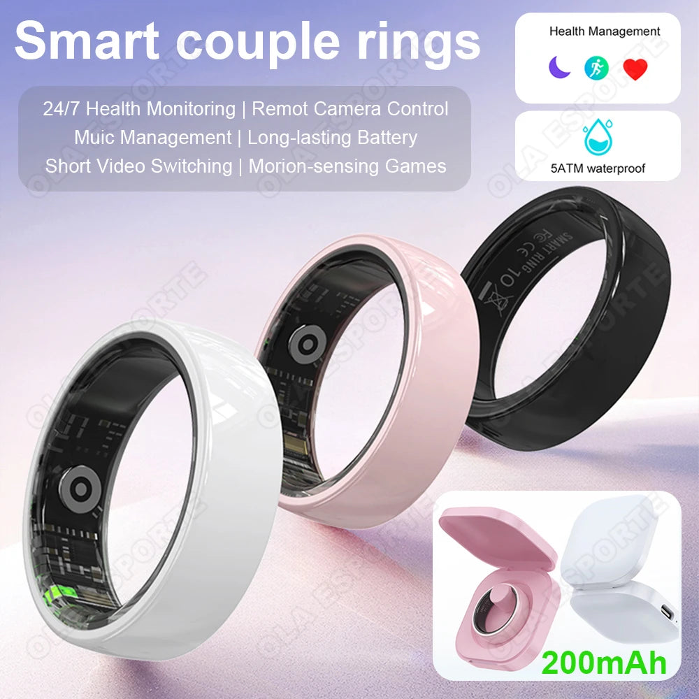 Ola Esporte Smart Couple Ring Heart Rate Sleep Monitor