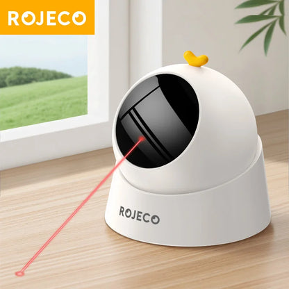 ROJECO Automatic Cat Laser Toy Interactive Indoor Teasing Toy