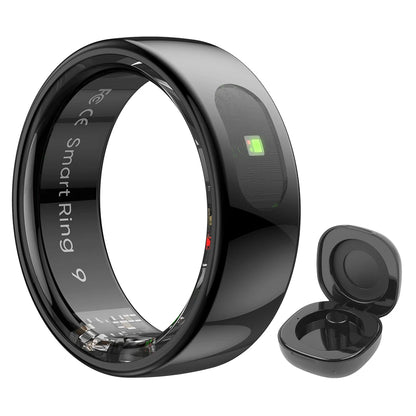 ALLOYSEED Smart Ring R08 Health Monitor With Blood Oxygen And Charging Case