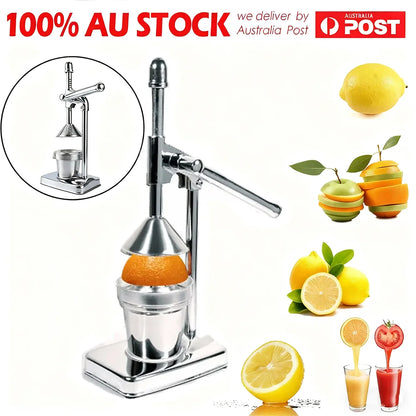 Stainless Steel Manual Juicer Handheld Citrus Press For Orange Juice