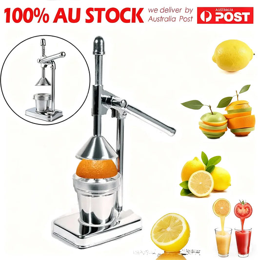Stainless Steel Manual Juicer Handheld Citrus Press For Orange Juice