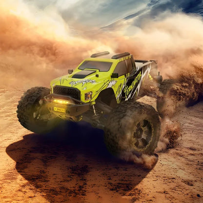 One Tenth Scale Brushless Off Road Monster Truck RC Car Waterproof High Speed 50MPH Performance Ready