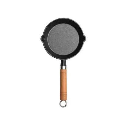 Cast Iron Frying Pan Uncoated Nonstick Egg Pancake Crepe Maker