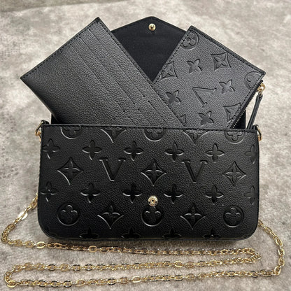 Designer Bag Embossed Flower Large Capacity Totes Fashion Sac Femme Leather Women Shoulder Bags Messenger Luxurys Handbag Ladys