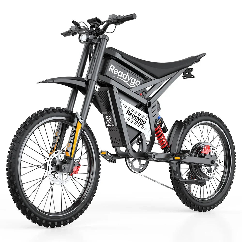 Readygo EKXBIKE E6 Ultra Adult Off-Road Ebike 3000W Brushless Motor 60V 30AH Lithium Battery Electric Bicycle 85Km/h