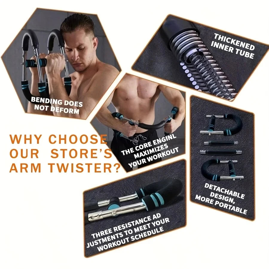Choice Adjustable Arm Exerciser for Wrist Strength Chest ShoulderTrainingProExtend