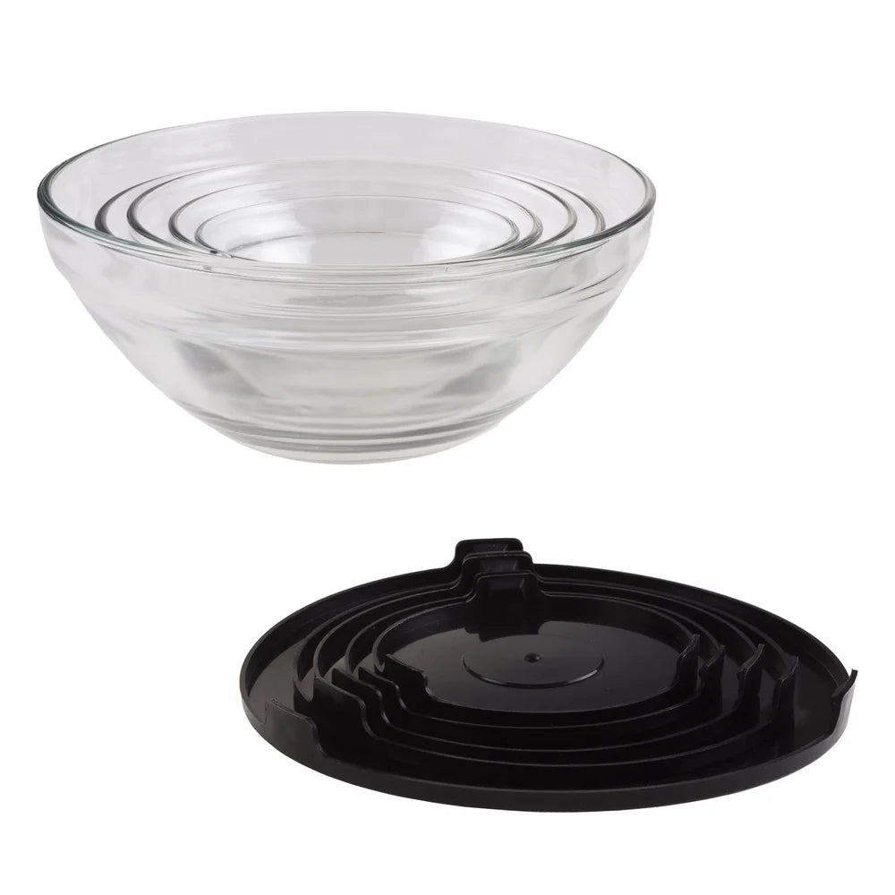 Glass Storage Containers With Snap Lids Mixing Bowls
