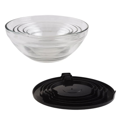 Glass Storage Containers With Snap Lids Mixing Bowls
