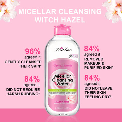 Zaidoc Turmeric and Cherry Blossom Micellar Cleansing Water Makeup Remover