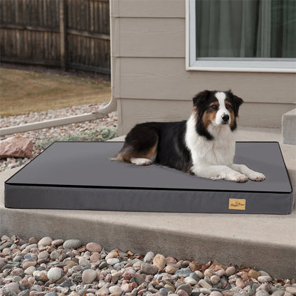 BORWARTCN Orthopaedic Waterproof Dog Bed With Removable Washable Cover