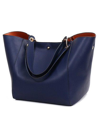 Pahajim Handbags for Women Large Tote Bag PU Leather Waterproof Handbags Shoulder Bag Womens Top Handle Bag for Work Shopping Ba