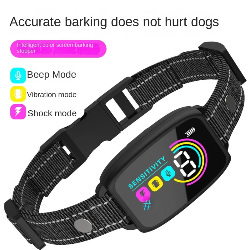 LISMD Dog Anti Barking Training Collar Waterproof Device