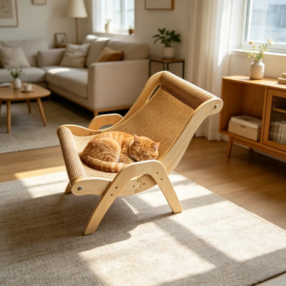 CZBNYX Sisal Cat Scratcher For Indoor Cats Vertical L Shape