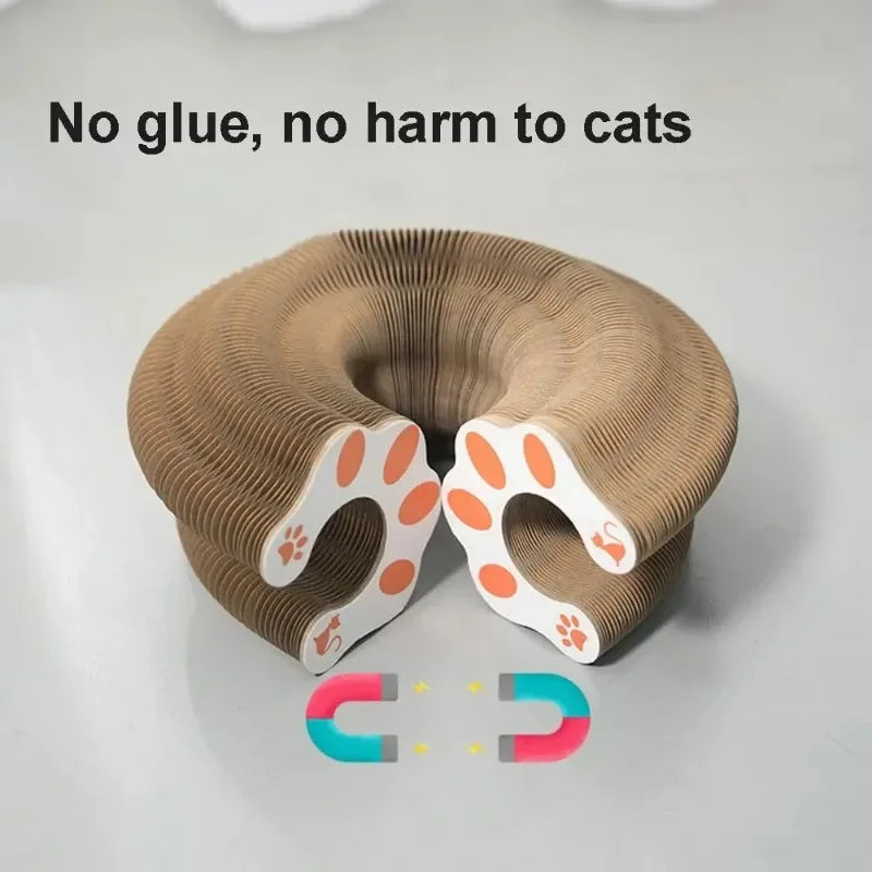 Cat Accordion Magic Organ Cat Scratching Board Cat Toy Ball Scratch Pad Cat Scratcher Kitty Kurlz Cat Toy