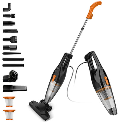 INSE R7/R6X/R3S Corded Vacuum Cleaner Handheld Stick Vacuum 600W Powerful 3 in1 Lightweight Vacuum Cleaners for Home Hard Floor Pet Hair
