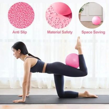 Mini Exercise Barre Ball for Yoga, Pilates, Stability Exercise Home Workout, Core Training and Physical Therapy Small Bender Ba