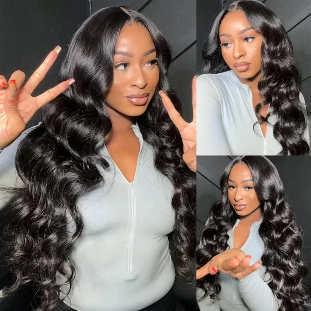 Body Wave Bundles Human Hair With Closure Brazilian Weaving 3 4 Bundles With 4x4 5x5 Lace Closure Virgin Hair Raw Hair Extension