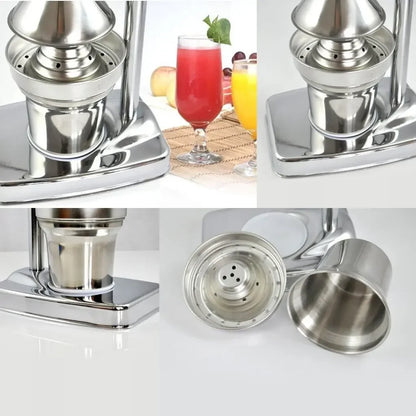 Stainless Steel Manual Juicer Handheld Citrus Press For Orange Juice